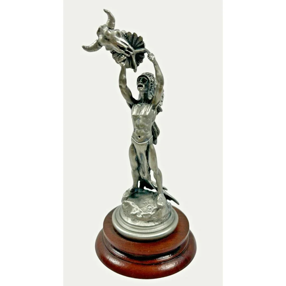 Chilmark Fine Pewter Buffalo Prayer D Polland‎ 1981 Figurine Limited Edition